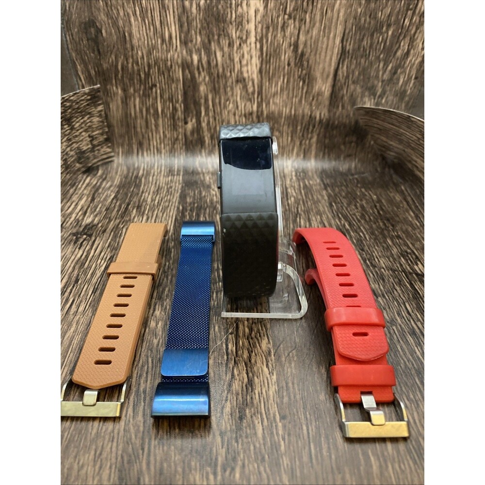 Fitbit Charge Black with 3 Extra Bands Working